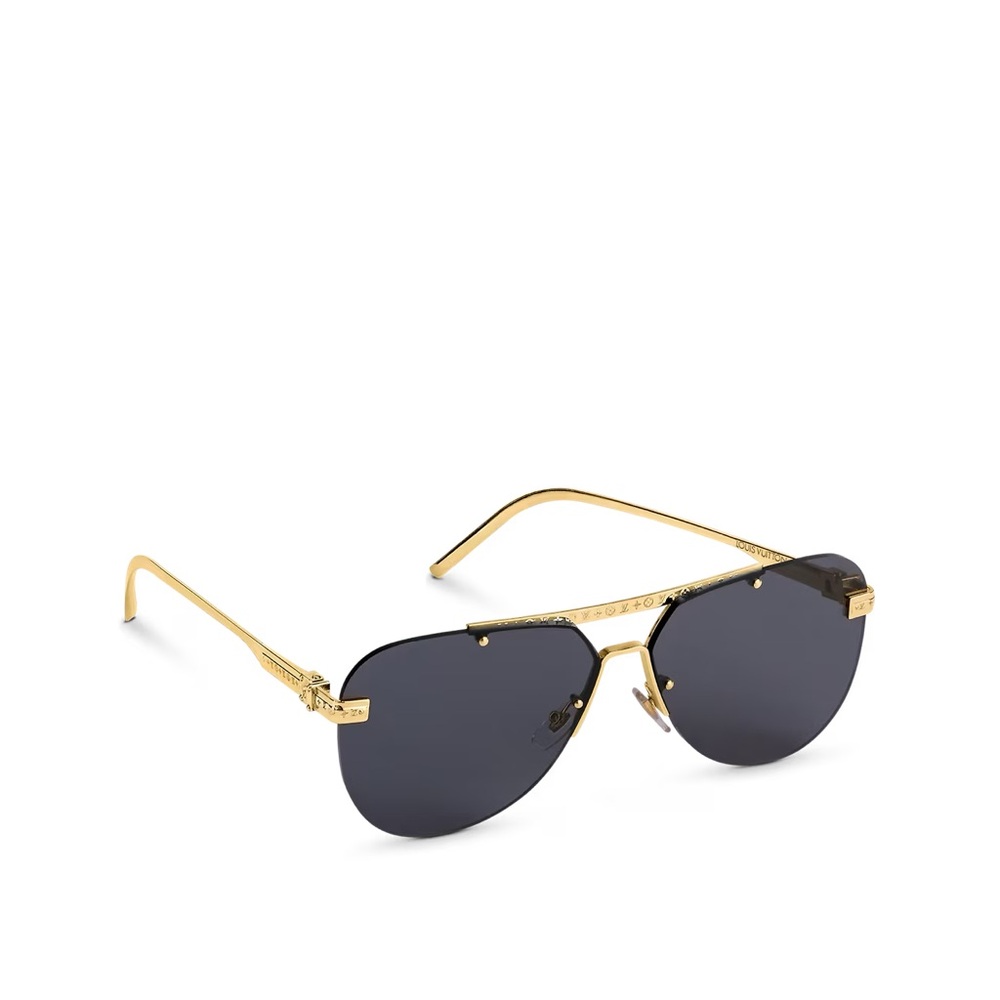 LV ASH Sunglasses - Like New with Original Dust Bag and LV Box